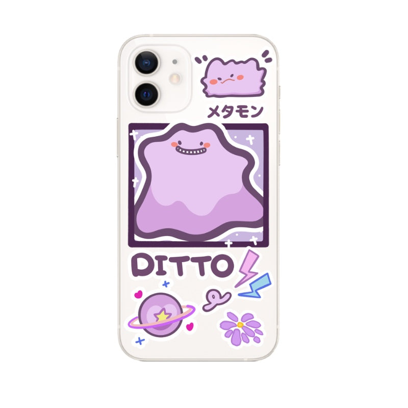 Cute Pokemon iPhone Case Pikachu Psyduck Ditto Phone Case (1)