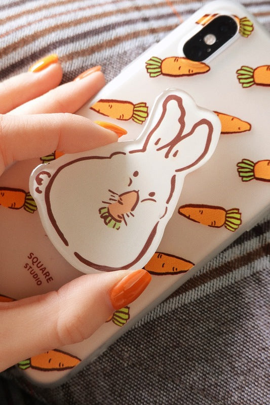 Cute Rabbit Phone Holder Bunny Phone Grips Rabbit Accessories Kawaii iPhone Stand Holders Cute Bunny Ornament (1)