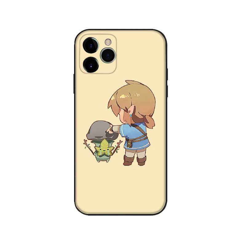 Cute Zelda Phone Case Breath of the Wild Korok Seeds Art BOTW Gifts (4)