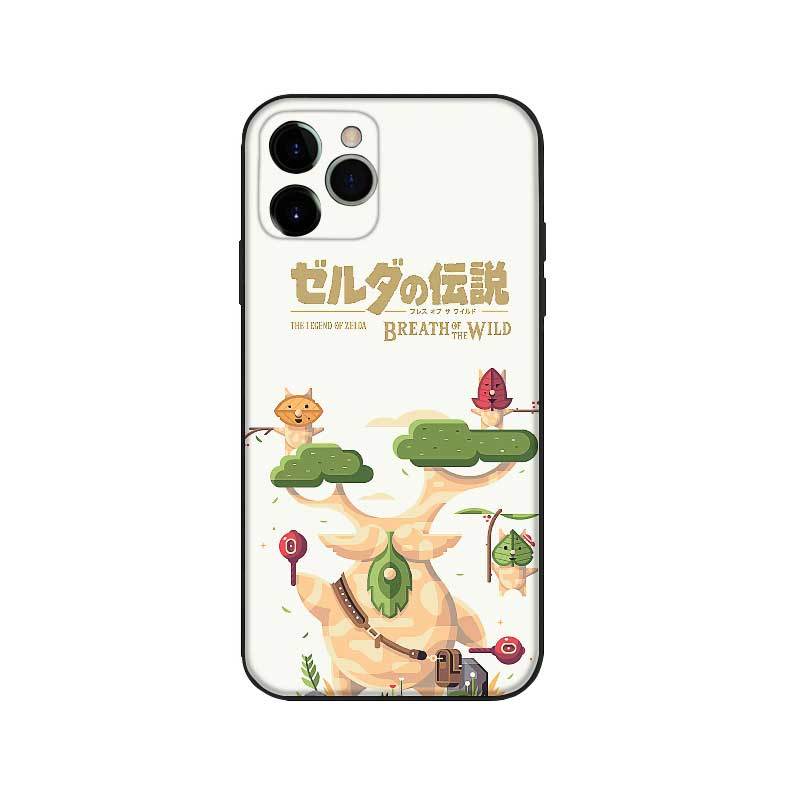 Cute Zelda Phone Case Breath of the Wild Korok Seeds Art BOTW Gifts (6)