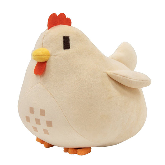 Cute Chicken Plush Toy: Adorable, Huggable, Compact: cream, red chicken, cute cartoon style