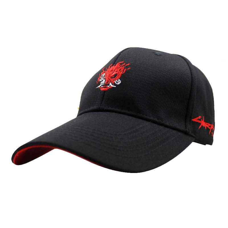 Cyberpunk Baseball Cap Black Sci-Fi Curve Cap (6)
