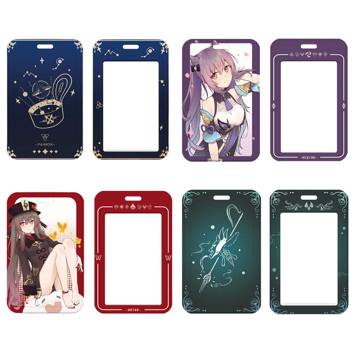 Genshin Impact Lanyard with Card Holder