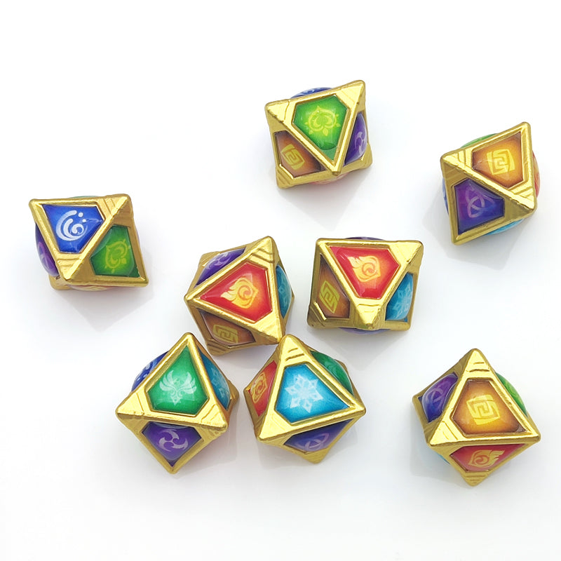 Genshin Impact Genius Invokation Dice Genshin TCG Merch (4)