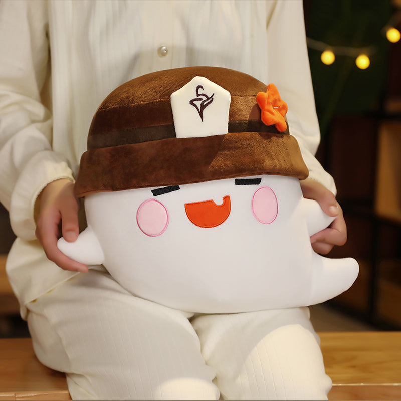 Hu Tao Ghost Plush Toy: Detailed, Embroidered, 12-inch