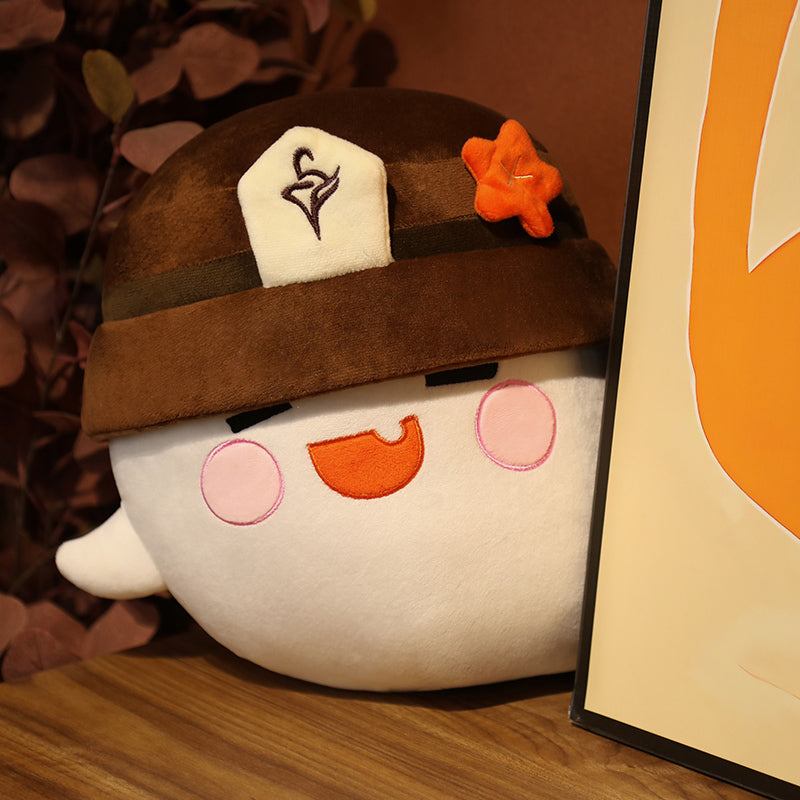 Hu Tao Ghost Plush Toy: Detailed, Embroidered, 12-inch