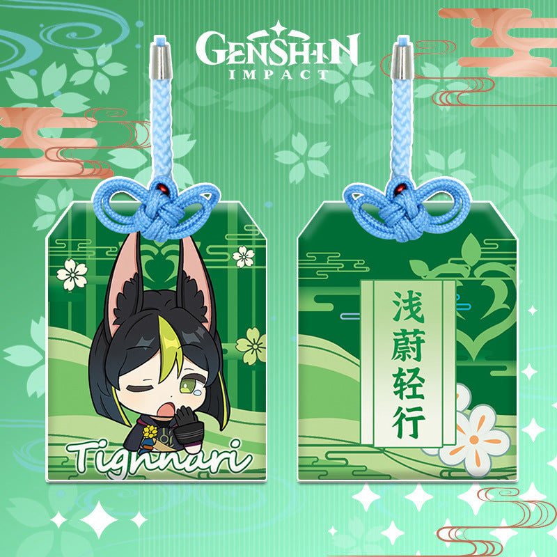 Genshin Impact Omamori Charm Cute Genshin Amulet (10)