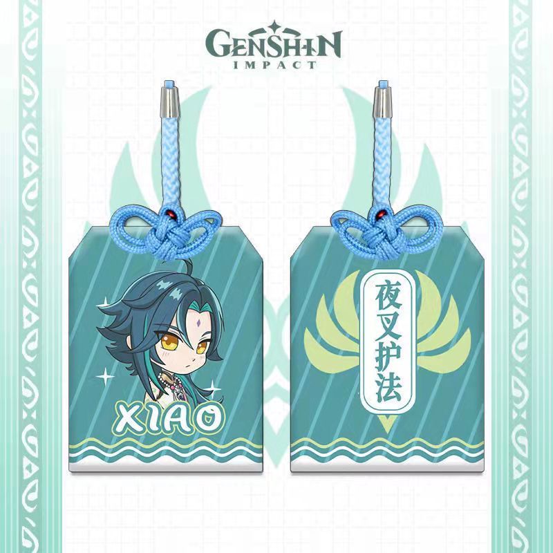 Genshin Impact Omamori Charm Cute Genshin Amulet (2)