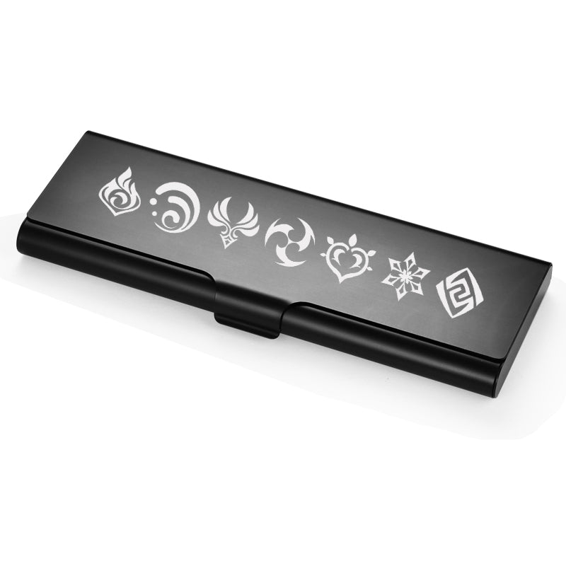 Genshin Impact Pencil Case Aluminum Genshin Storage Case Gift for Genshin Impact Lovers (3)