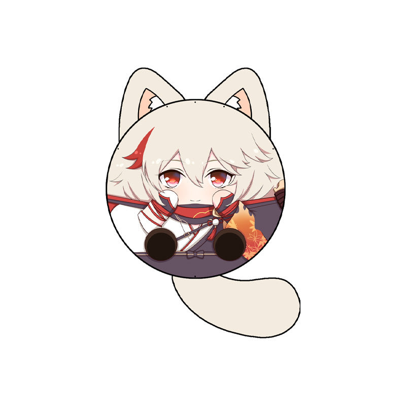 Genshin Impact Plush Keychain Cute Kaedehara Kazuha Genshin Plushie Toy Gift for Genshin Impact Fans (1)