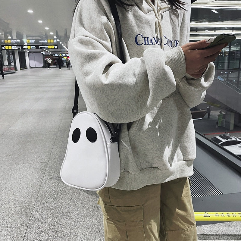 Cute Ghoul Shoulder Bag - PU Faux Leather