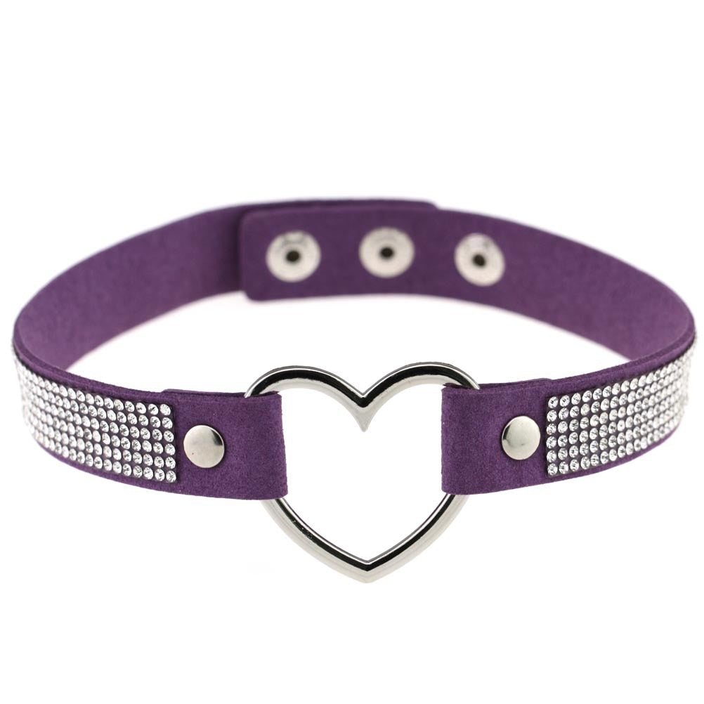 Emo Spike Wristlet in PU Leather