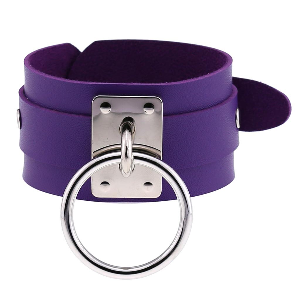 Emo Spike Wristlet in PU Leather