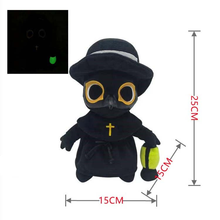 Glow in the Dark Plague Doctor Plush Toy