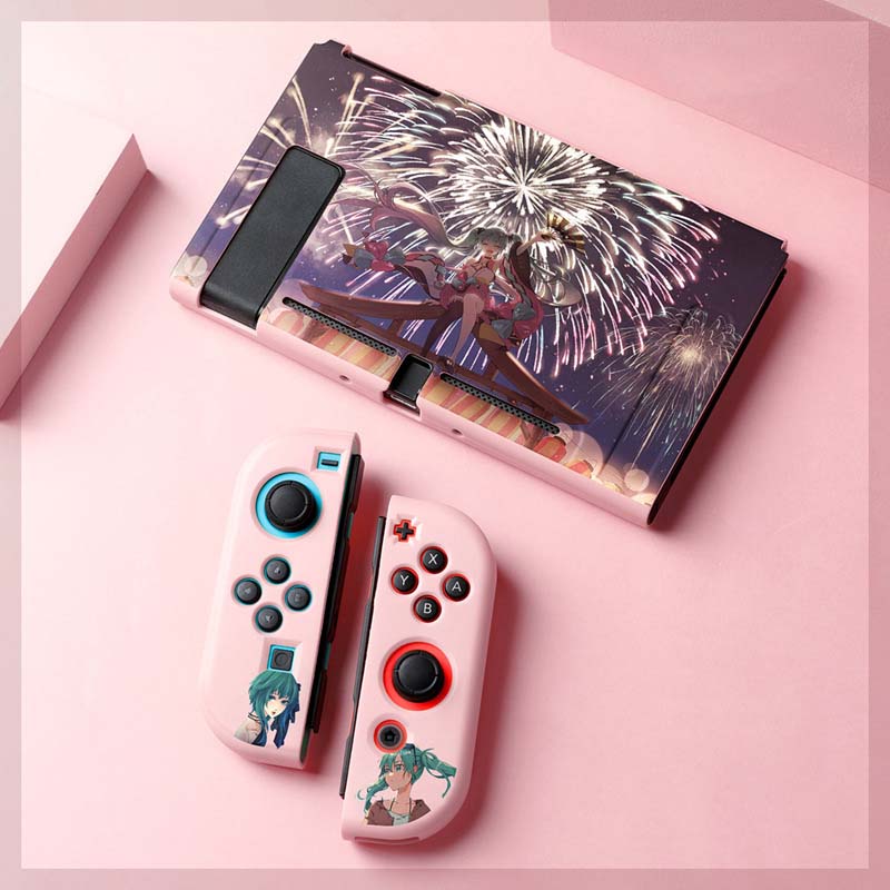 Hatsune Miku Switch Case Soft TPU Protective Case Cover Miku Lover Gifts (3)