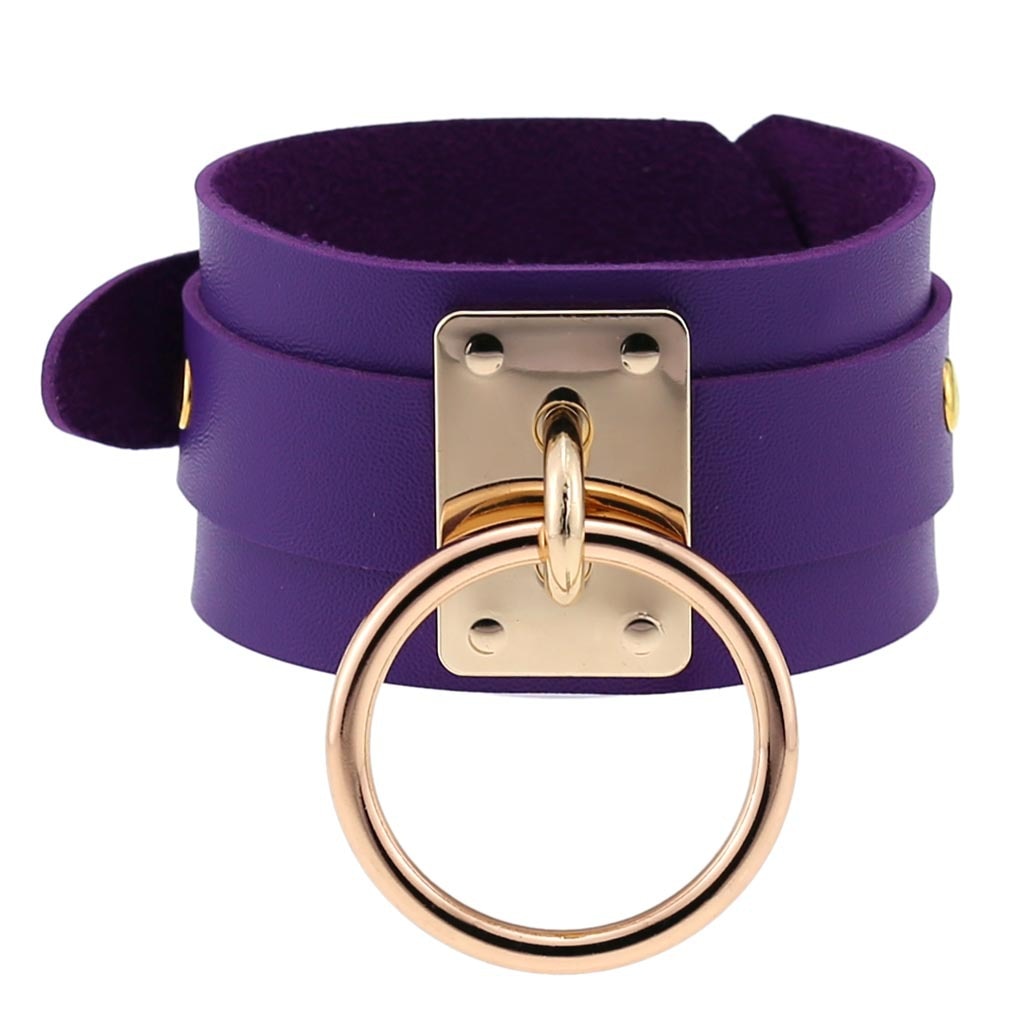 Emo Spike Wristlet in PU Leather