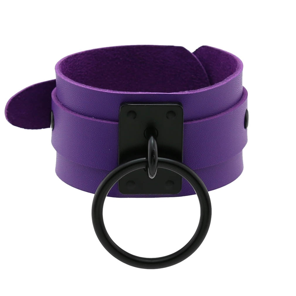 Emo Spike Wristlet in PU Leather