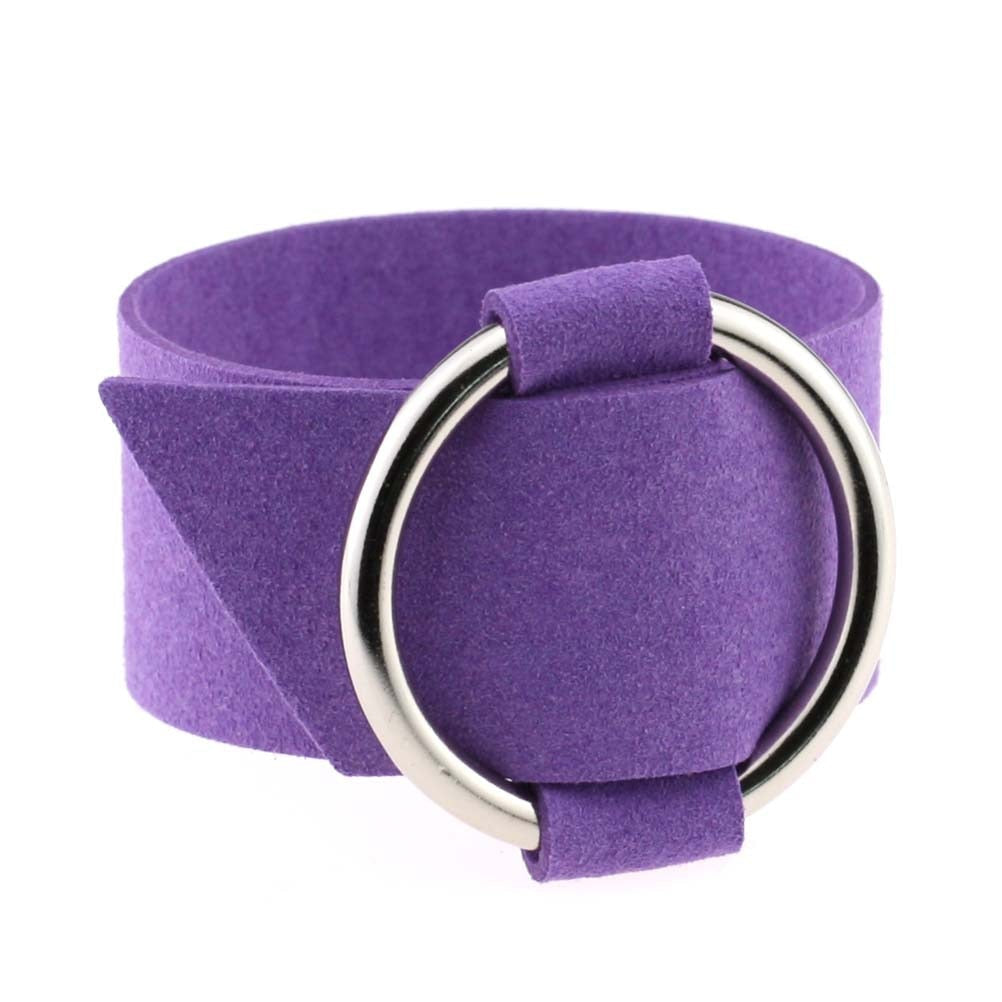 Emo Spike Wristlet in PU Leather
