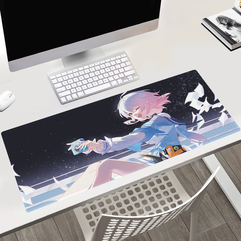 Himeko Honkai Star Rail Mousepad March 7th HSR Large Desk Mat 17