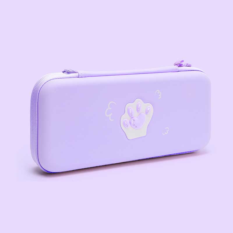 Kawaii Cat Paw Nintendo Switch Case Cute Switch Carrying Case (5)