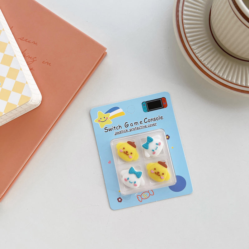 Kawaii Switch Thumb Grips Cute Cartoon OLED Joystick Caps Anime Switch lite Accessories (14)