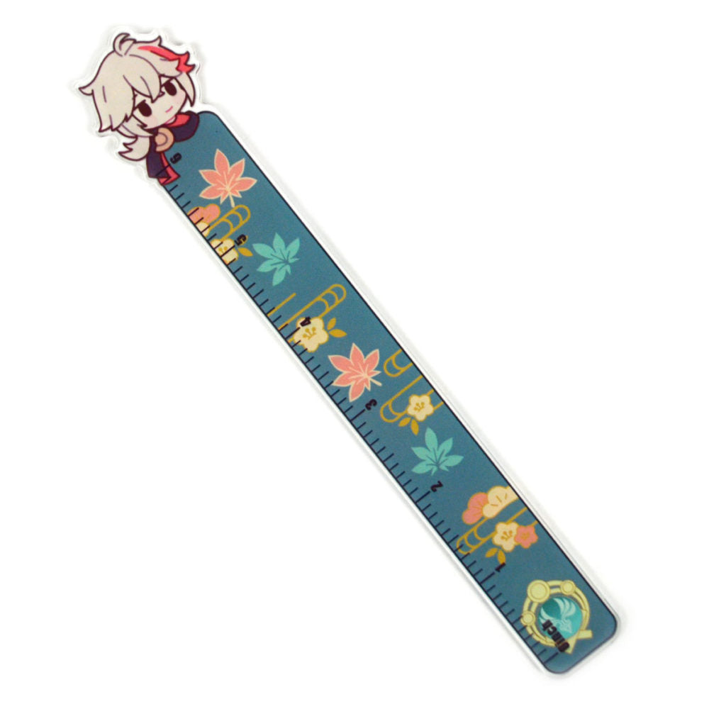 Kazuha Genshin Impact Rulers Acrylic Cute Genshin Stationery (14)