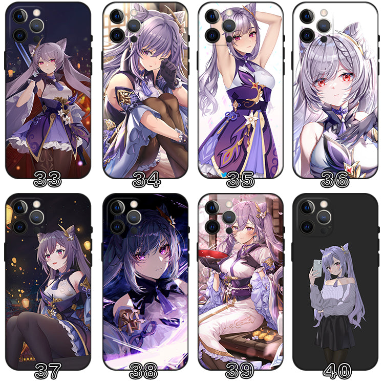 Keqing Genshin Impact Phone Case