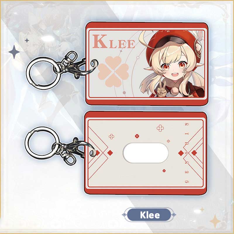 Klee Genshin Impact Badge Holder Genshin Keychains klee