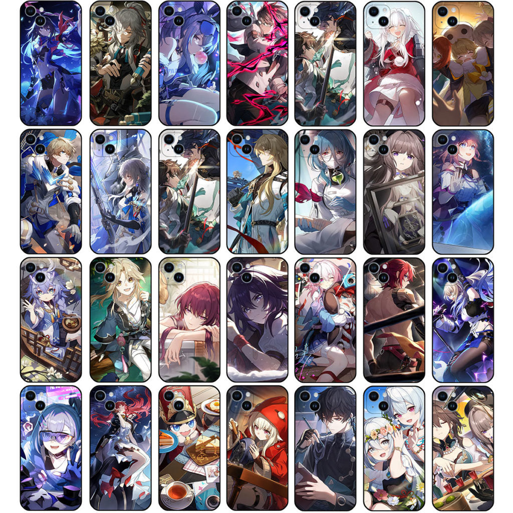 Honkai Star Rail Phone Cases with HSR Light Cone Art