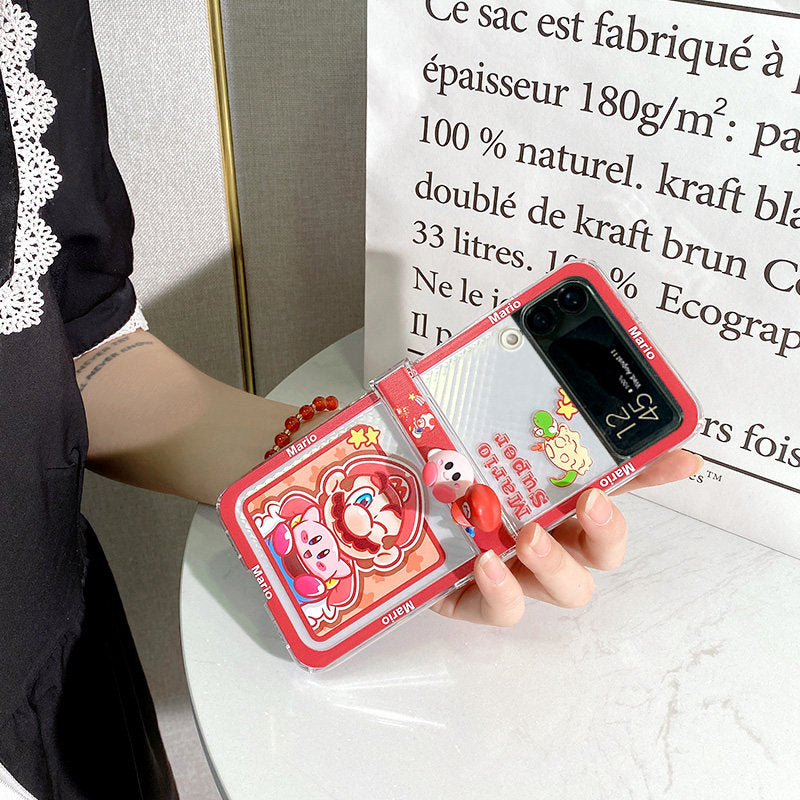 Mario Galaxy Flip 4 Phone Case