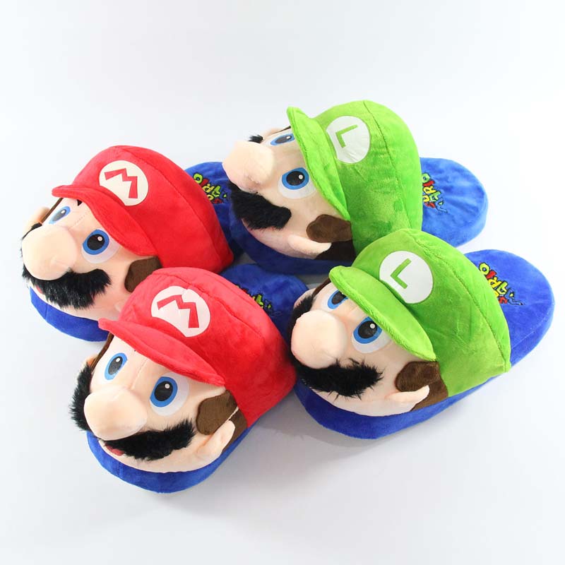 Cute Mario Slippers with Fruit Design