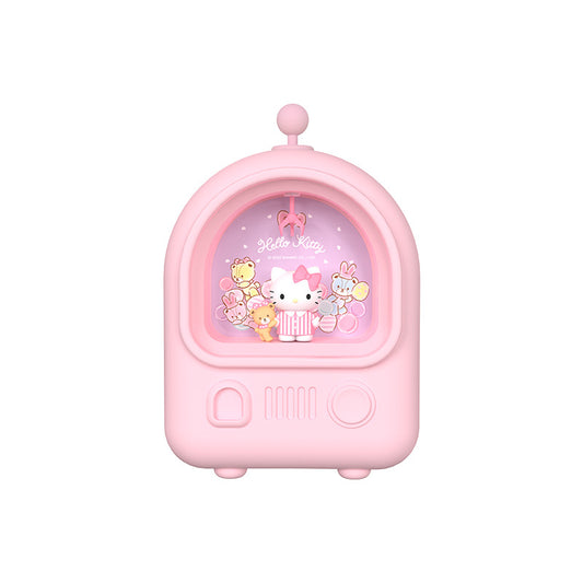 Official LED Light Cute Coin Bank: light pink, pink Hello Kitty and other Sanrio-style characters, kawaii cartoon style