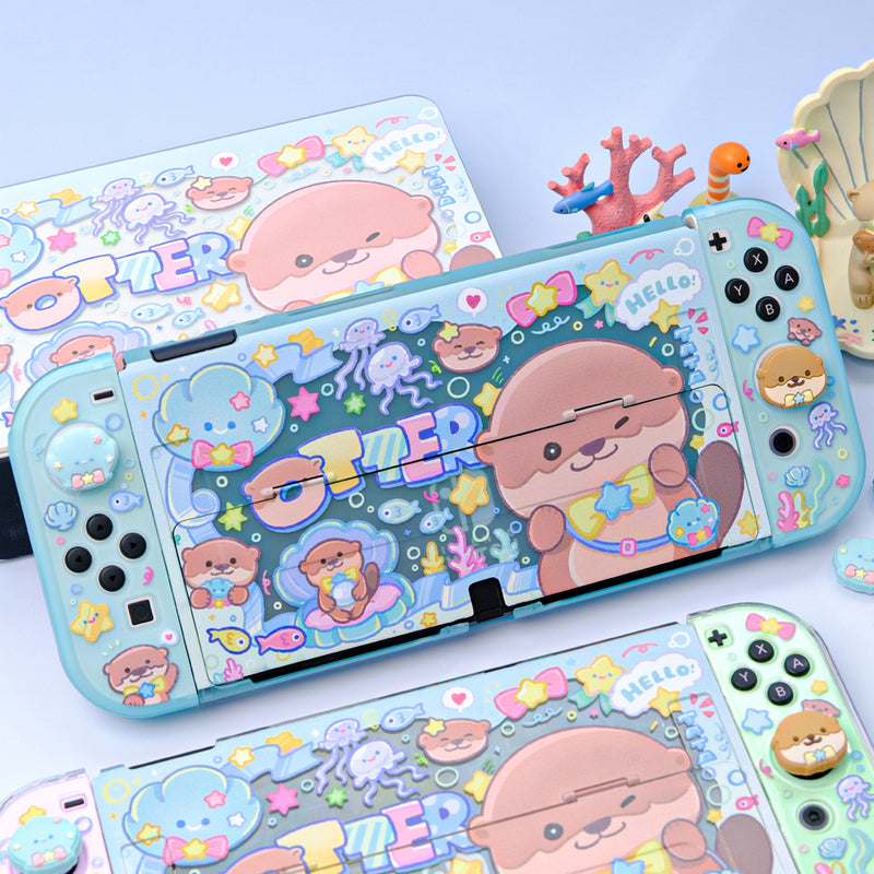 Cute Otter Switch Thumb Grips - Compatible