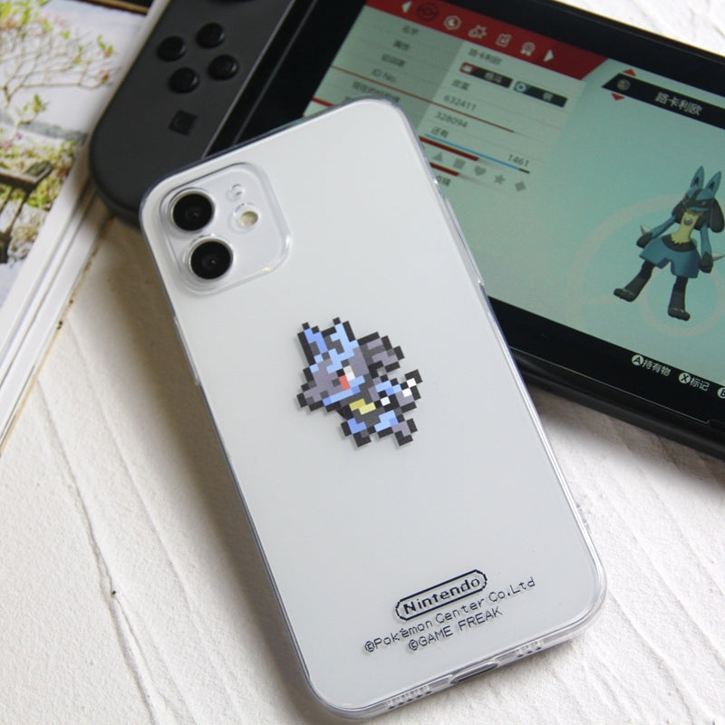 Pixel Art Phone Case with Lanyard