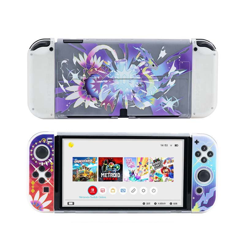 Pokemon Scarlet and Violet Switch Cover Case Pokemon Switch OLED Shell Cases (3)