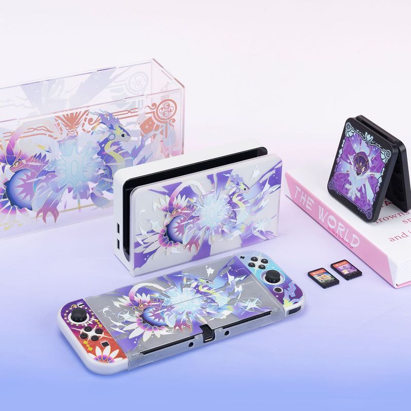 Scarlet and Violet Switch OLED Case