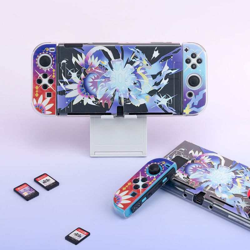 Scarlet and Violet Switch OLED Case