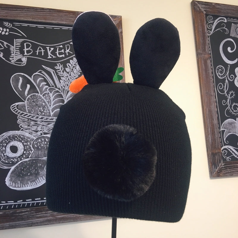 Rabbit Cute Ski Helmet Cover Bunny Snowboard Helmet Winter Sports Accessories Kids Snow Gear (1)