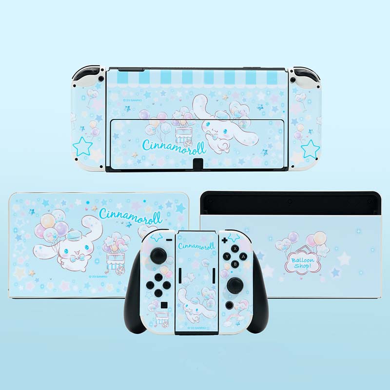 Sanrio Official Licensed Cinnamoroll Switch Skin Cover Cute Sanrio Switch OLED Wrap Stickers (1)