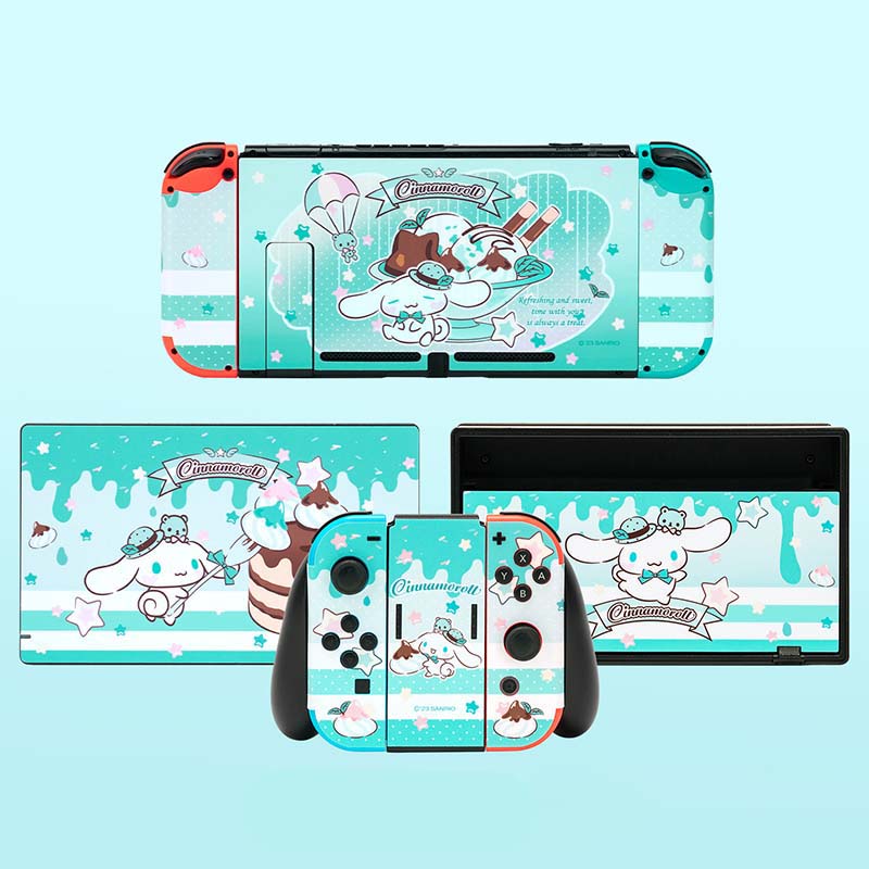 Sanrio Official Licensed Cinnamoroll Switch Skin Cover Cute Sanrio Switch OLED Wrap Stickers (16)