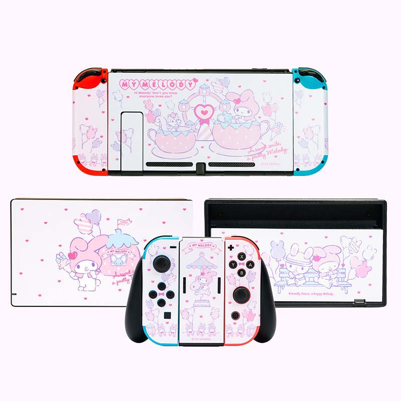 Sanrio Official Licensed My Melody Switch Skin Cover Cute Sanrio Switch OLED Wrap Stickers (18)