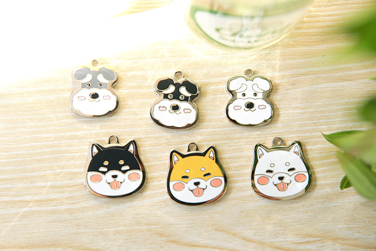Customizable Schnauzer Dog ID Tags