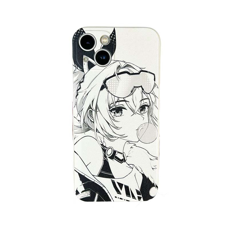 Silver wolf Sketch Honkai Star Rail Phone Case Cool HSR Drawings iPhone Cases (1)