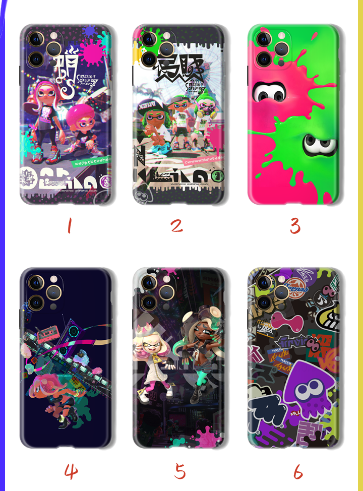 Shock-absorbent Splatoon phone case
