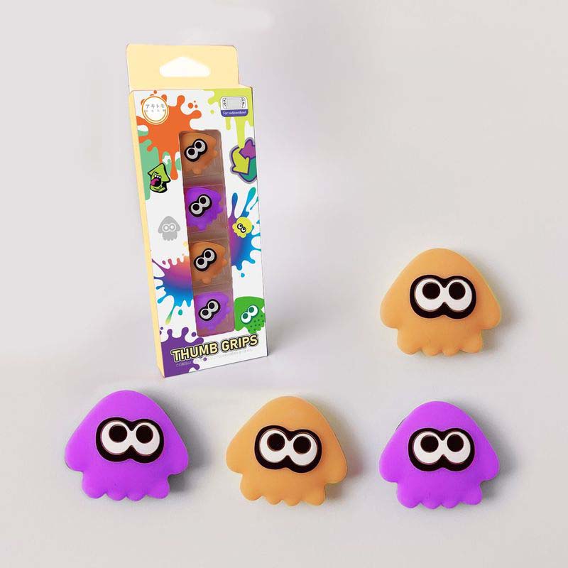 Splatoon Switch Lite Thumb Grips Splatoon 3 Joystick Caps Squid Joystick Cap OLED (6)