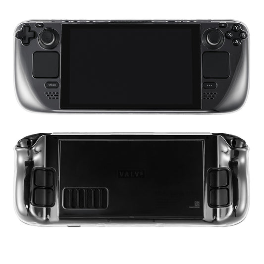 Steam Deck Hard Shell Cases: Protection & Style: black, dark gray handheld gaming console, modern gaming hardware style