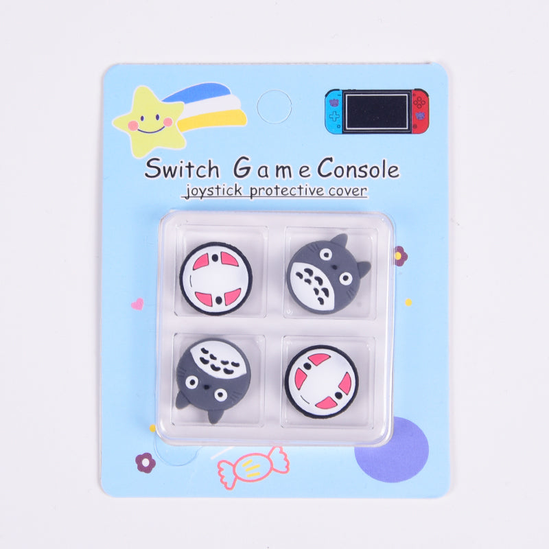 Totoro Switch Thumb Grips Cute No-Face Soot Sprites OLED Joystick Caps Totoro Gifts (5)