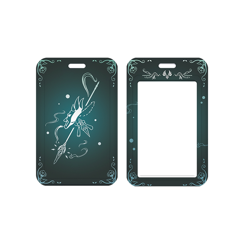 Xiao Genshin Impact Card Holder Genshin Badge Holder Xoap Genshin Keychains (1)