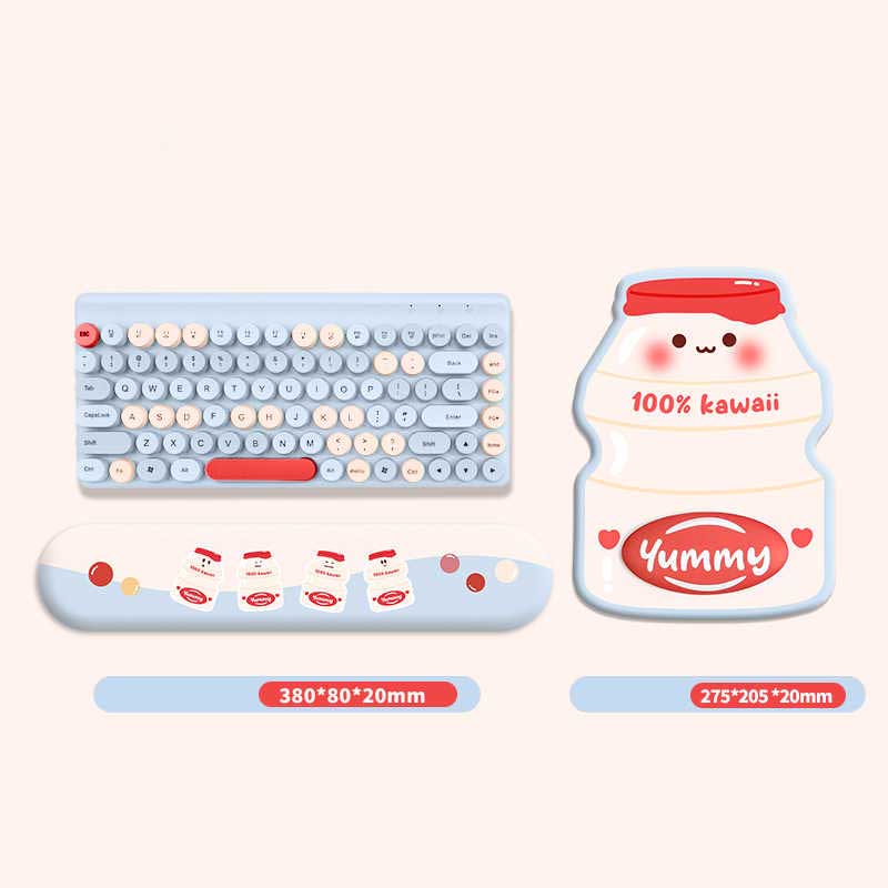 Cute Yogurt Drink Wrist Rest Set