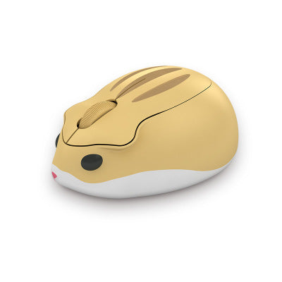 cute cartoon mouse hamster wireless mouse kawaii mouse
